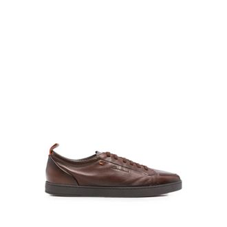 Santoni Heren, Schoenen, Bruin, Maat: 41 1/2 EU Leer