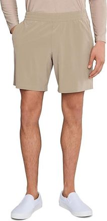 Beyond Yoga Long Run 7 Unlined Shorts Mens Shorts Mushroom : 2XL 7, Elastane/Polyester