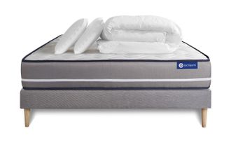 Actisom Pack Colch&oacute;n Gris L&aacute;tex Y Espuma Viscoel&aacute;stica 140 X 200