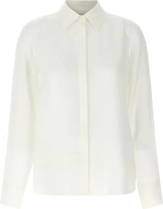 Ferragamo White Silk Womens Blouse