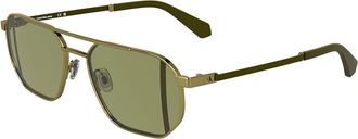 Calvin Klein Jeans CKJ25202S 717 Mens Sunglasses Gold Size 56