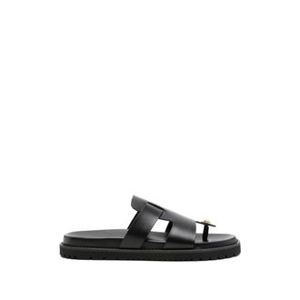 Versace Sliders, male, Black, Size: 10 US Sandals