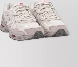 Asics mesh upper rubber sole sneakers slip-on