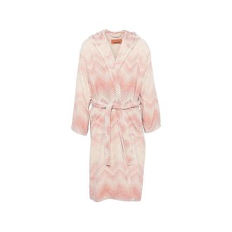 Missoni Home Zigzag-print Hooded Bathrobe
