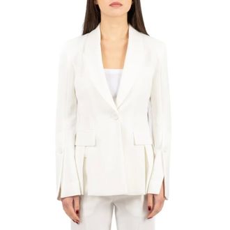 Pinko Blazers, female, White, Size: 2XS Carciofo Blazer