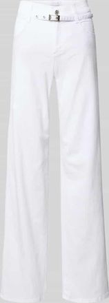 Angels Flared Jeans mit G&uuml;rtel Modell Liz City in Weiss, Gr&ouml;&szlig;e 34/30