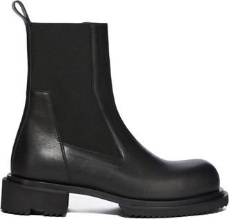 Rick Owens Matte Black Beatle Gabe Boots
