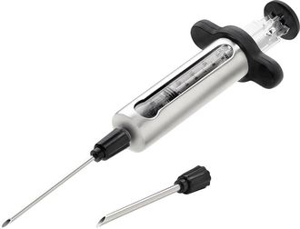 Napoleon Jeringa De Marinado Inox Con 2 Agujas Para Barbacoa