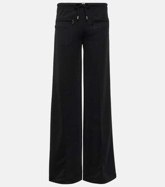 スパッツ・レギンス Courreges Black Stretch Nylon Leggings Courrèges Cropped Stretch-nylon Leggings - Black - S (UK8-10