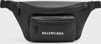 Balenciaga Mens Everyday Leather Belt Bag