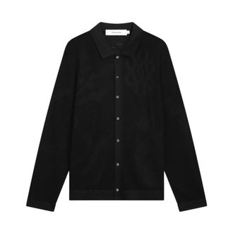 Filling Pieces Truien & Vesten, Heren, Zwart, S, Wol, Knit Longsleeve Breaking Bread