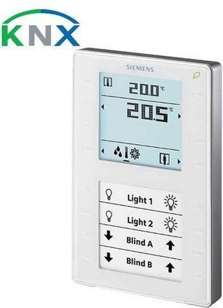 SIEMENS Aparato Ambiental Knx Con Pantalla Lcd T&aacute;ctil