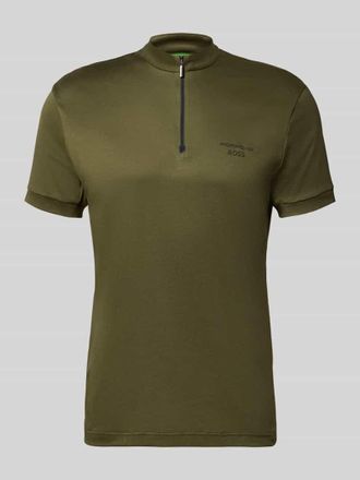 HUGO BOSS Regular Fit Poloshirt aus reiner Baumwolle Modell PS Spirit 70 in Oliv, Gr&ouml;&szlig;e XXXL