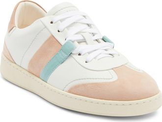 Ferragamo Garda Colorblock Sneaker in Beige Khaki at Nordstrom Rack, Size 6.5