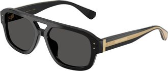 Dolce & Gabbana DG4561 501/87 Mens Sunglasses Black Size 56
