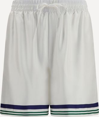 Casablanca Shorts con stemma Hotel in seta Man XL