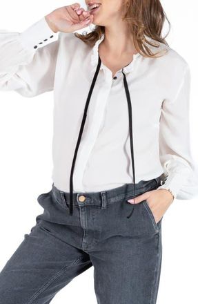 Cache Coeur Scarlett pregnancy and nursing blouse in Natural at Nordstrom, Size Xx-Large