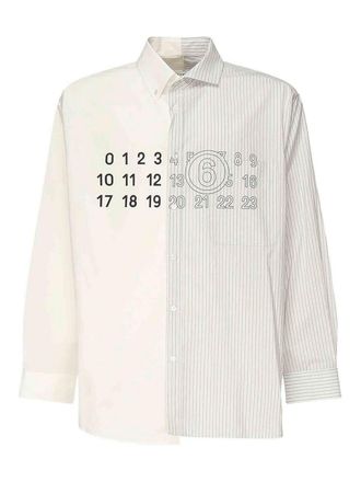 Maison Margiela Poplin Shirt With Logo