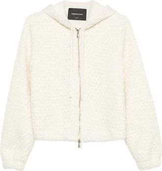 Fabiana Filippi Boucl&eacute;-knit Hooded Jacket