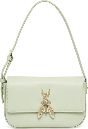 Patrizia Pepe Borsa a spalla con placca logo - Verde
