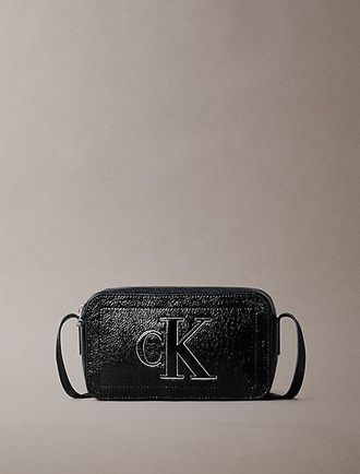 Calvin Klein Bolso Bandolera Tipo C&aacute;mara Con Monograma Distintivo