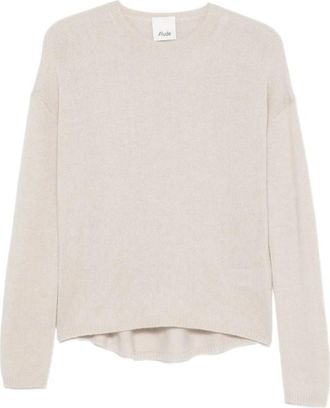 Allude Cashmere Truien - Dames - Cashmere truien - Grijs - M - Truien & Vesten