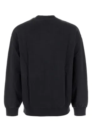 Carhartt Work in Progress Mens Black Cotton Alumni Sweat Exterior: Felpe Sweater