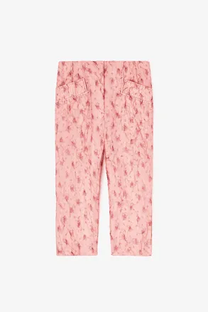 Ganni Capri Pants in Shibori Organza - Size 32 Lantana