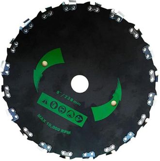 OEM Lame Debroussailleuse - 20 Dents - 230 Mm - Pour Moteur 30 Cc Et Plus - 10000 Tr Min - 1 Piece