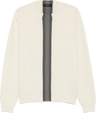 Gucci Stripe-detail Crew-neck Sweater