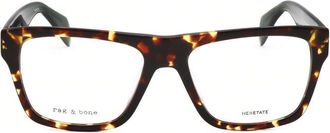 Rag & Bone Mens Brown Rectangular Eyeglass Frames RNB7036