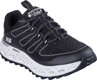 Skechers Womens Step At Slip On Trainers in Black/White - Size UK 3.5