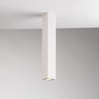 Luce-Ambiente-Design Plafonera Fluke Cuadrada en Metal Blanco 40cm