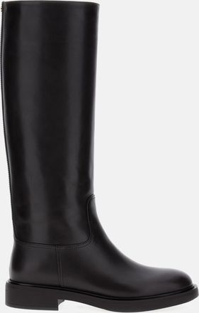 Gianvito Rossi Dark Brown Leather Boots
