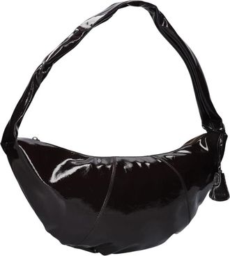 Hvisk Schoudertassen Bianca Glossy Structure - Dames - Schoudertassen - Bruin - ONE Size - Wol - Tassen