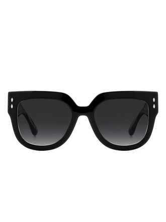 Isabel Marant square-frame sunglasses - women - Acetate - One Size - Black
