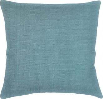 Anaya with Love So Soft Linen Euro Pillow with Down Alternative Insert in Turquoise at Nordstrom, Size 26X26