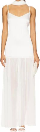 Show me your Mumu Dalia Maxi Dress In Ivory
