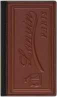 Lanvin Catch By Lanvin Two Fold Leather Card Holder in Black/cognac at Nordstrom