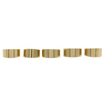 Olivia Welles Baylee Ring - Set of 5 in Gold at Nordstrom Rack