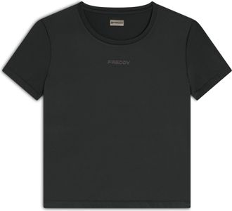 Freddy T-shirt comfort fit con maniche corte in tessuto tecnico