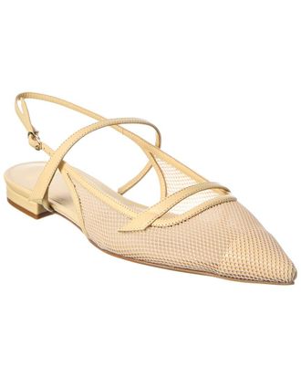 Alexandre Birman Tita Mesh Leather Flat