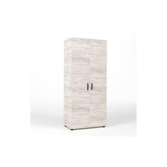 OEM Kit Armadio 2 Ante 80x52x205 Cm Bianco Ven.k083