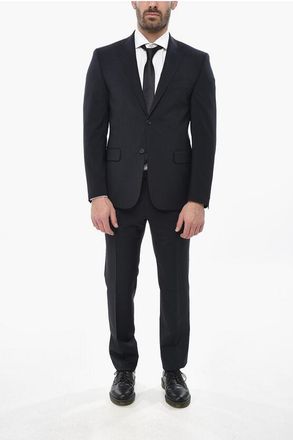Corneliani CC COLLECTION Virgin Wool Suit with Classic Lapel size 50