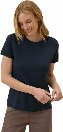 Pact Luxe Stretch Jersey Slim Tee in Midnight Blue at Nordstrom, Size X-Small