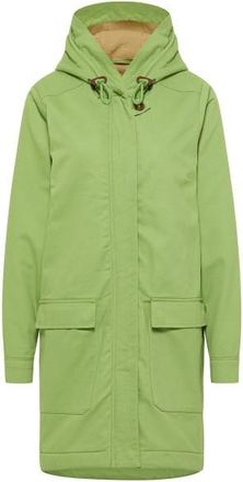 Tranquillo Gef&uuml;tterte Jacke aus Twill Pocket Mantel f&uuml;r Damen | gr&uuml;n