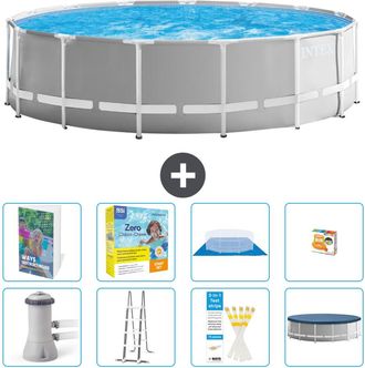 Intex Piscina Prism Frame Redonda - 457x122 Cm - 9-piezas S529