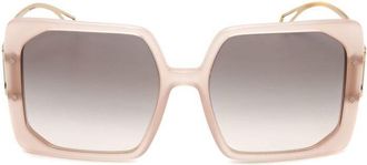 Bulgari Ladies Pink Square Sunglasses 0BV8254-501/87