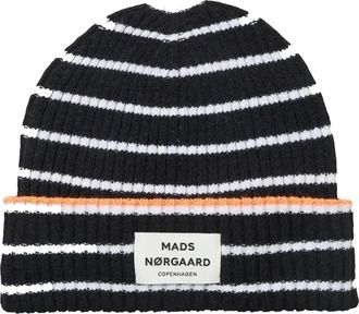 Mads Norgaard Beanies - Dames - Hoeden - Zwart - ONE Size - Accessoires