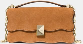 Kate Spade New York Deco Wavy Suede Mini Crossbody Bag